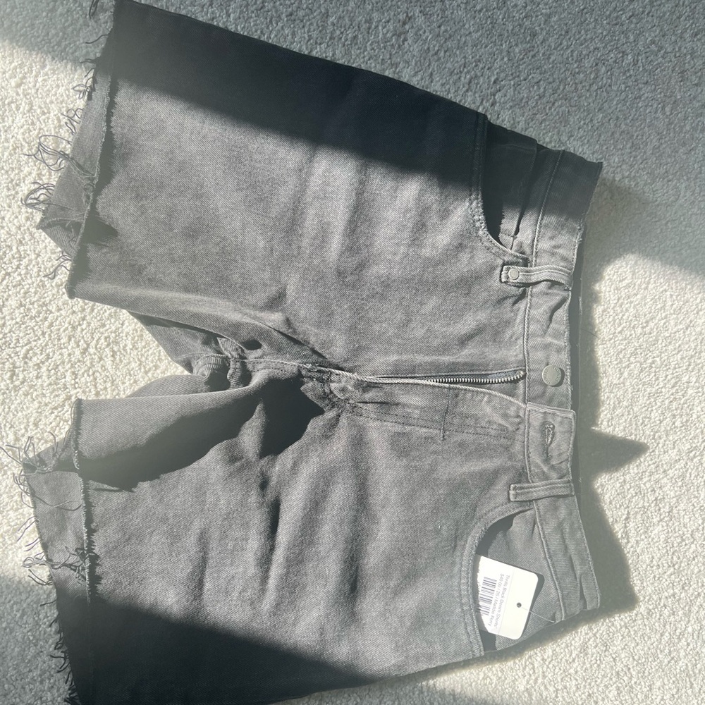 Thrills vintage black denim shorts - size 26